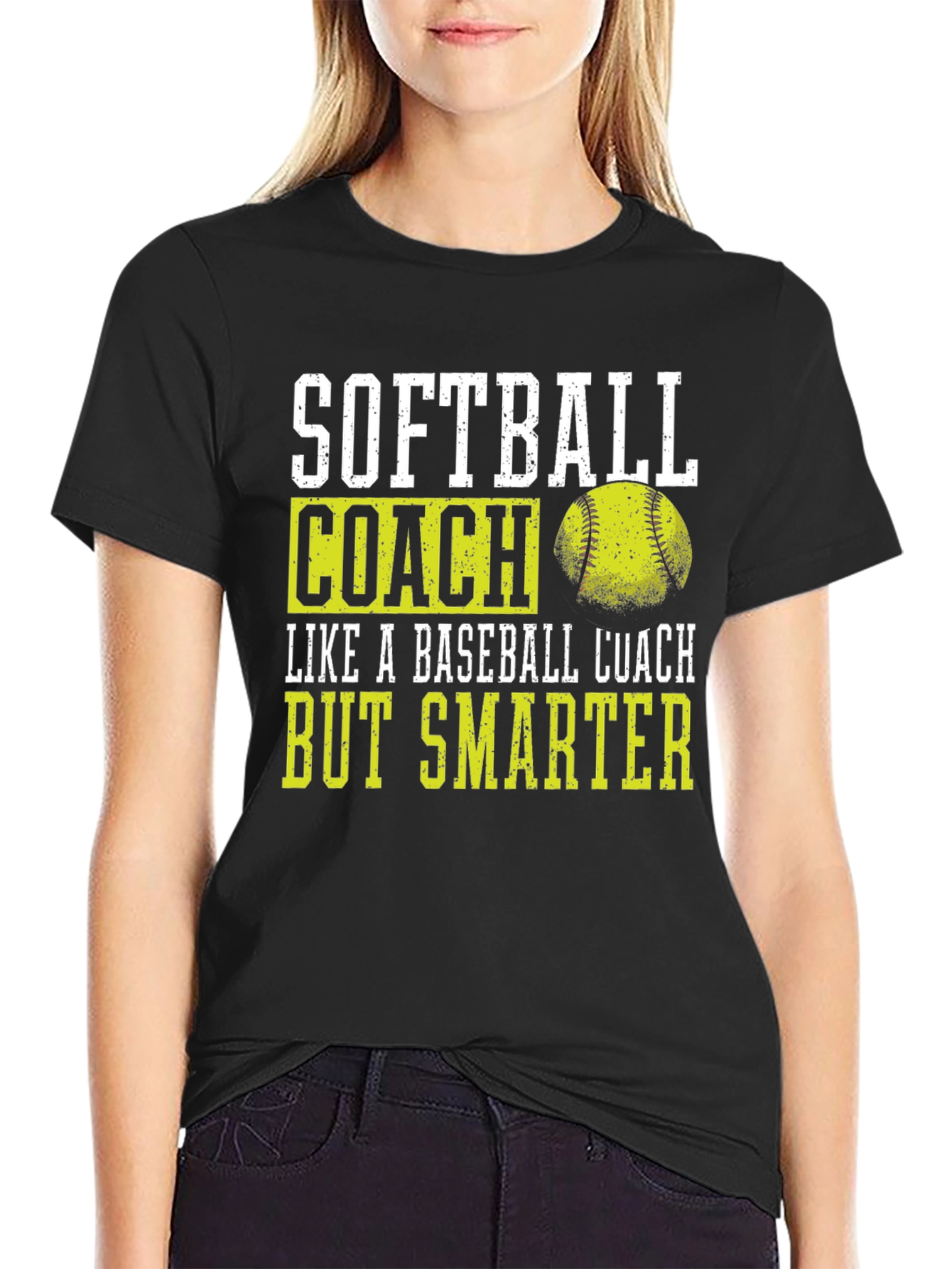 Softball Coach Smarter Graphic Tee