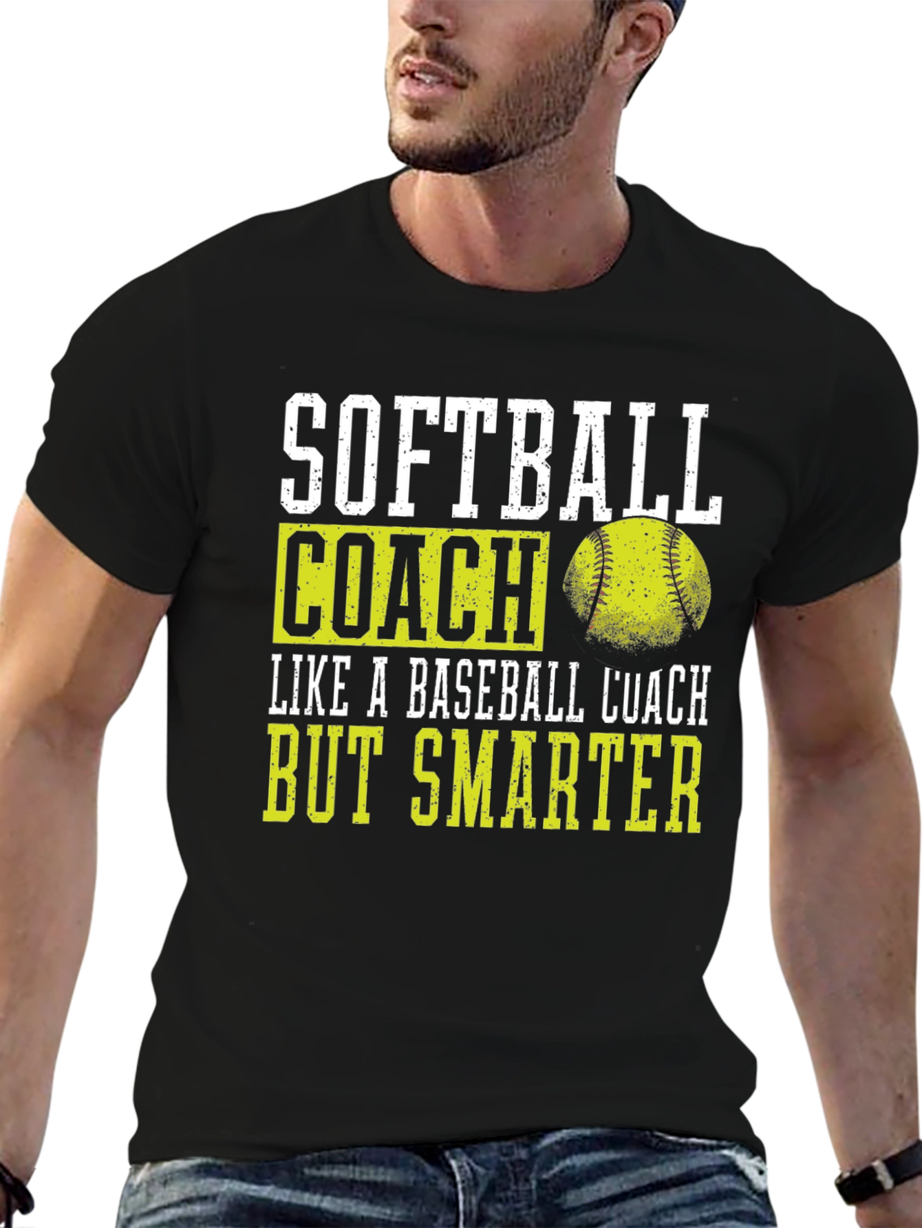 Softball Coach Smarter Graphic Tee