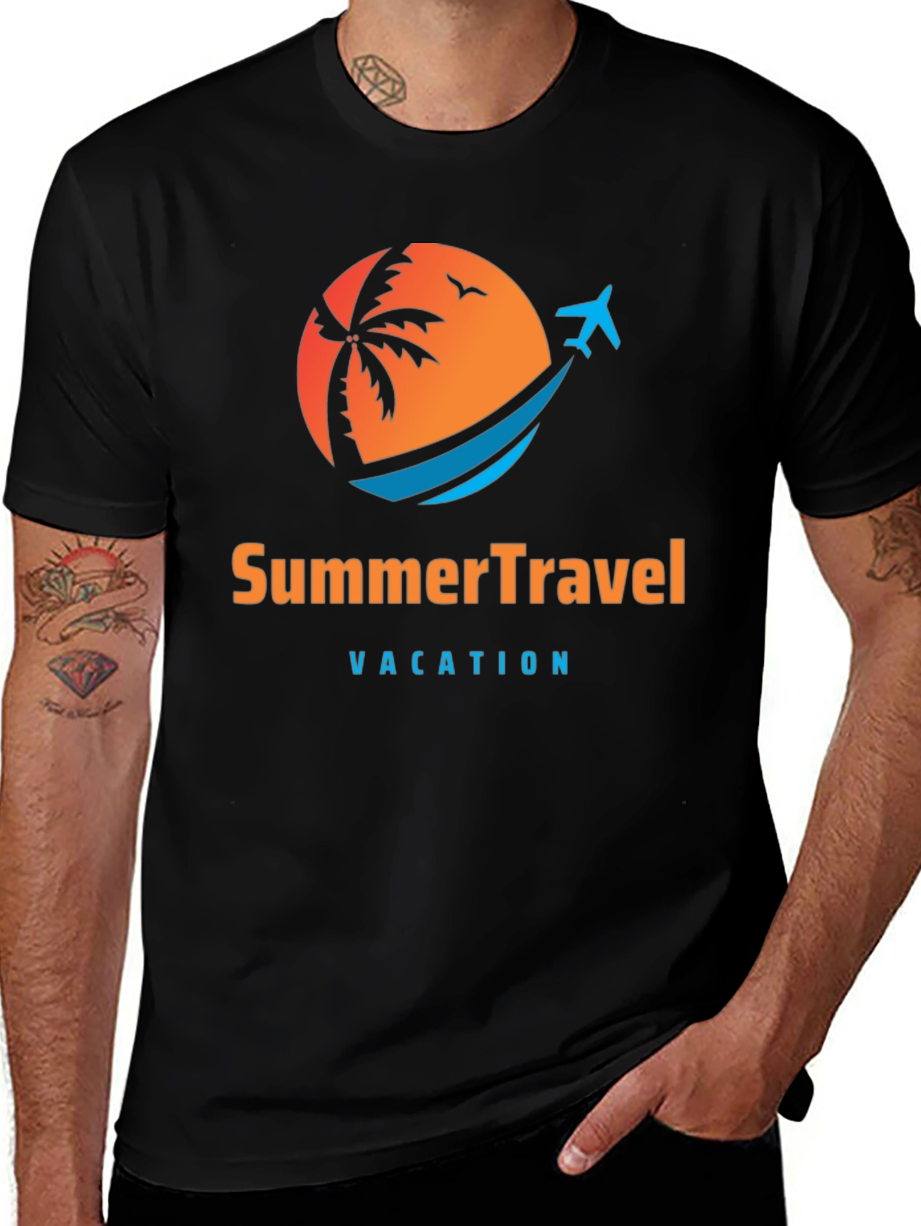 Summer Travel Vacation Graphic T-Shirt