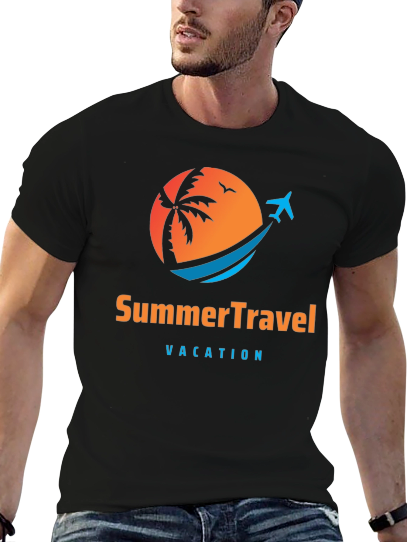 Summer Travel Vacation Graphic T-Shirt
