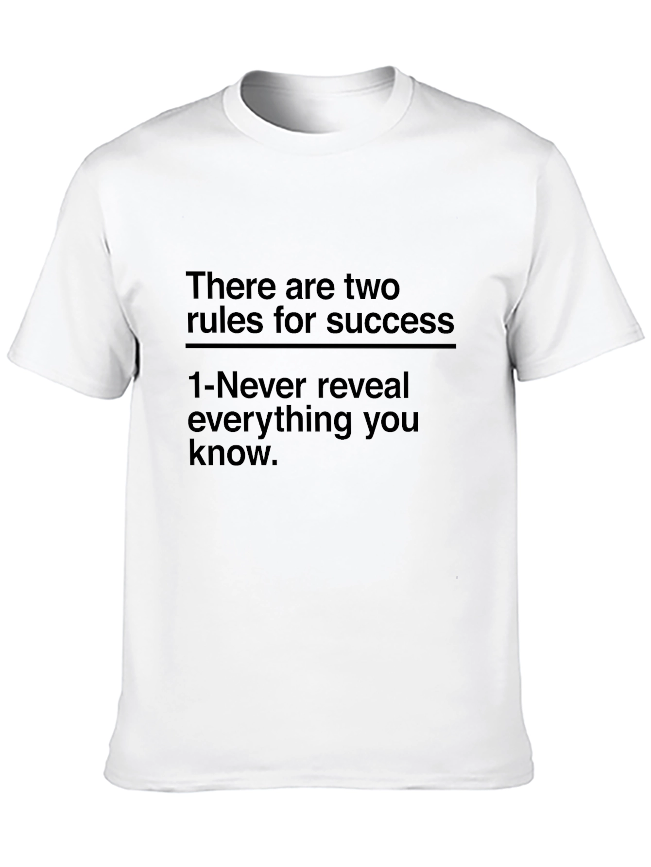 Success Rules Graphic Black T-Shirt