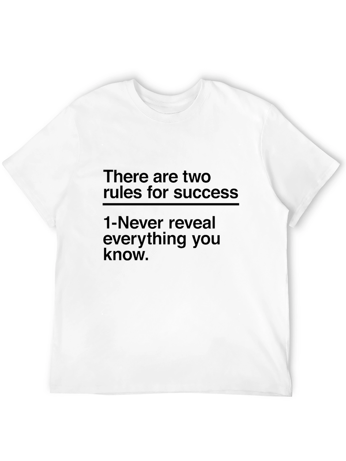Success Rules Graphic Black T-Shirt