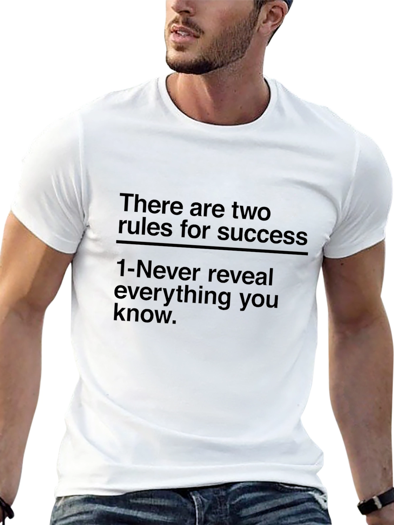 Success Rules Graphic Black T-Shirt