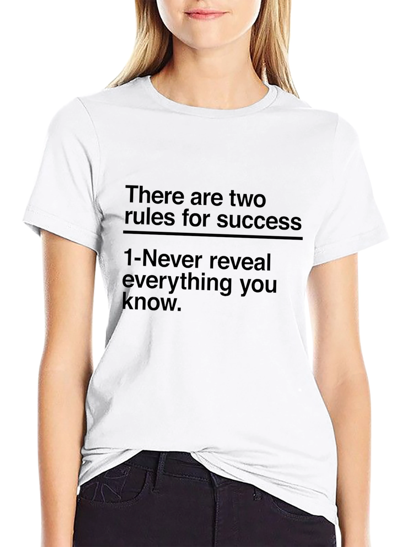 Success Rules Graphic Black T-Shirt