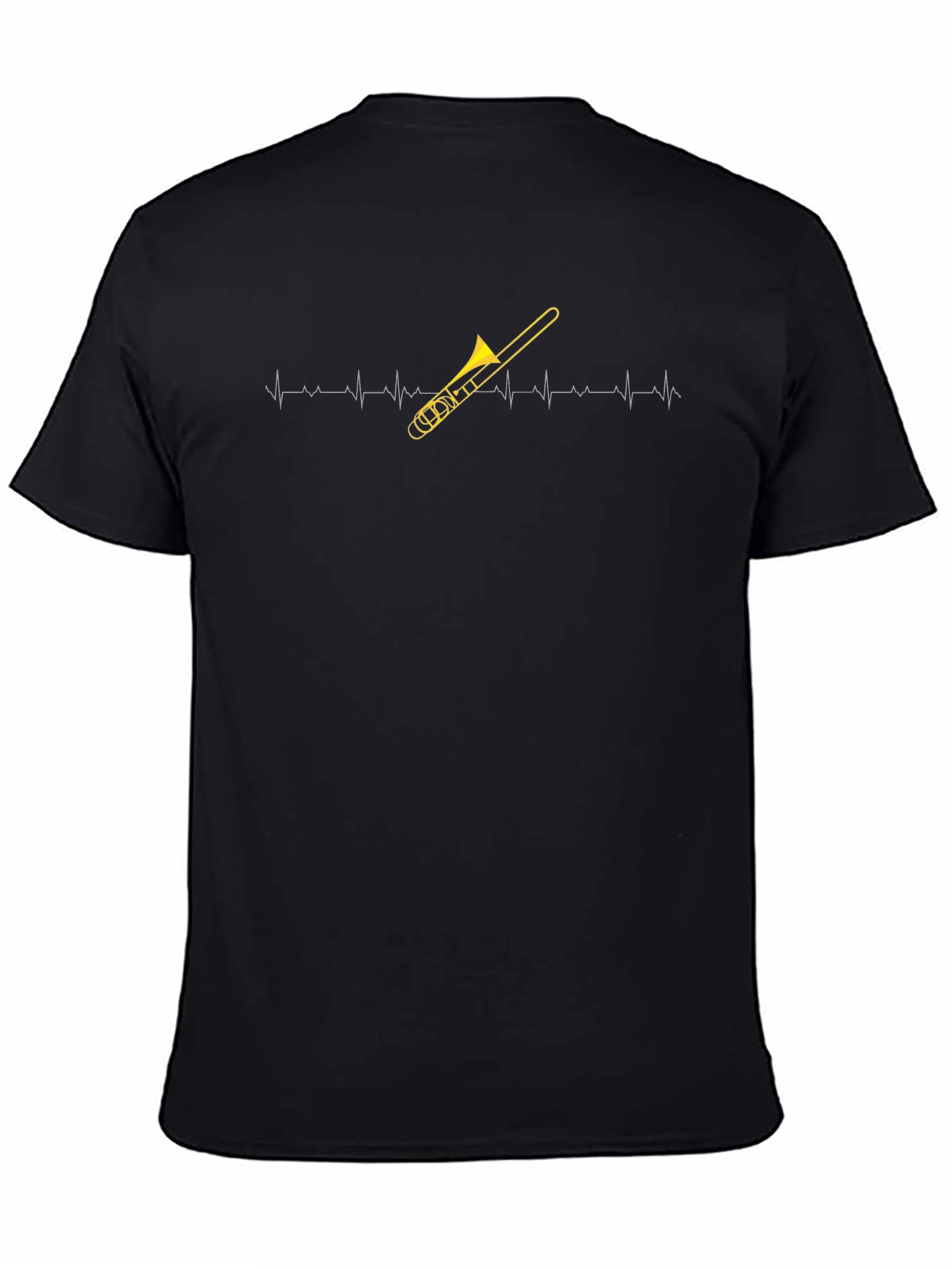 Trombone Heartbeat T-Shirt - Musicians Essential