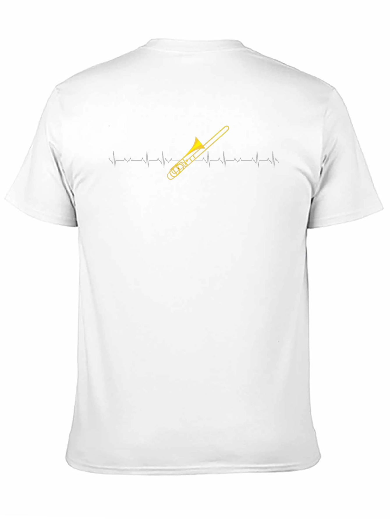 Trombone Heartbeat T-Shirt - Musicians Essential