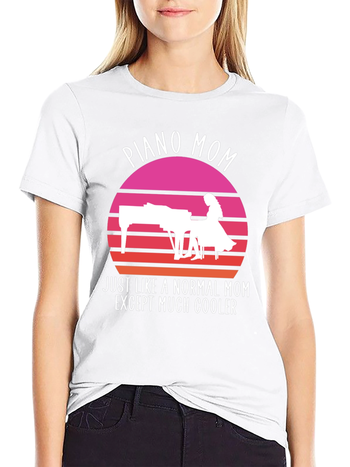 Piano Mom T-Shirt: Cool Mom Edition