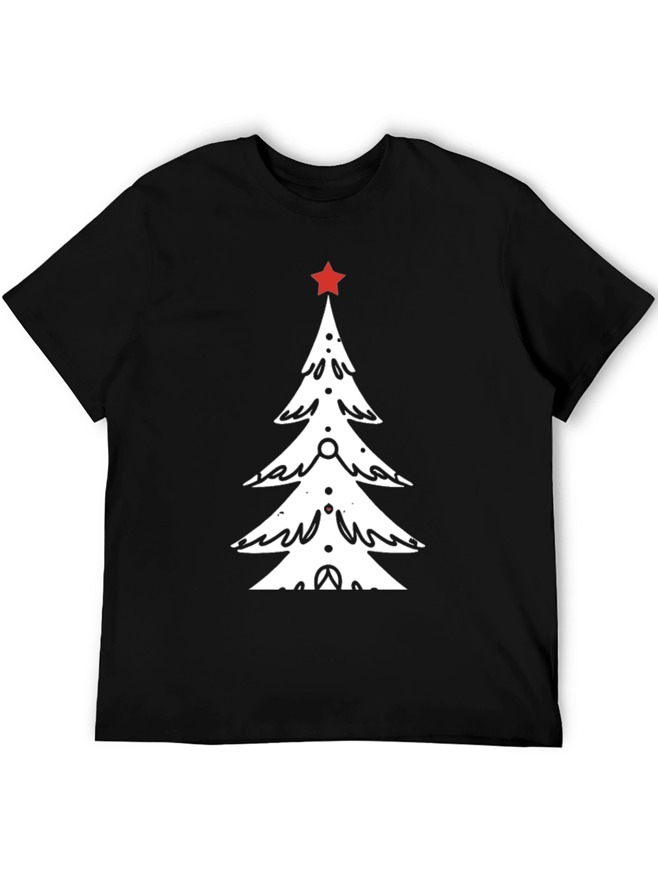 Festive Christmas Tree Graphic Tee