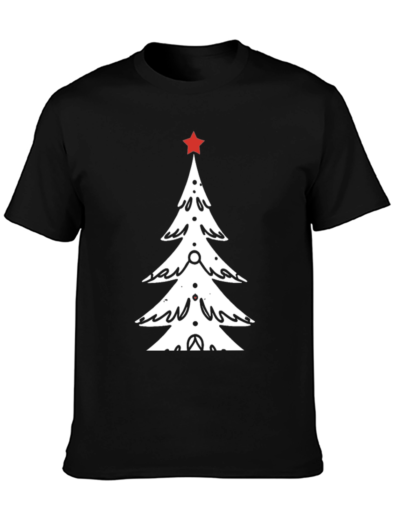 Festive Christmas Tree Graphic Tee