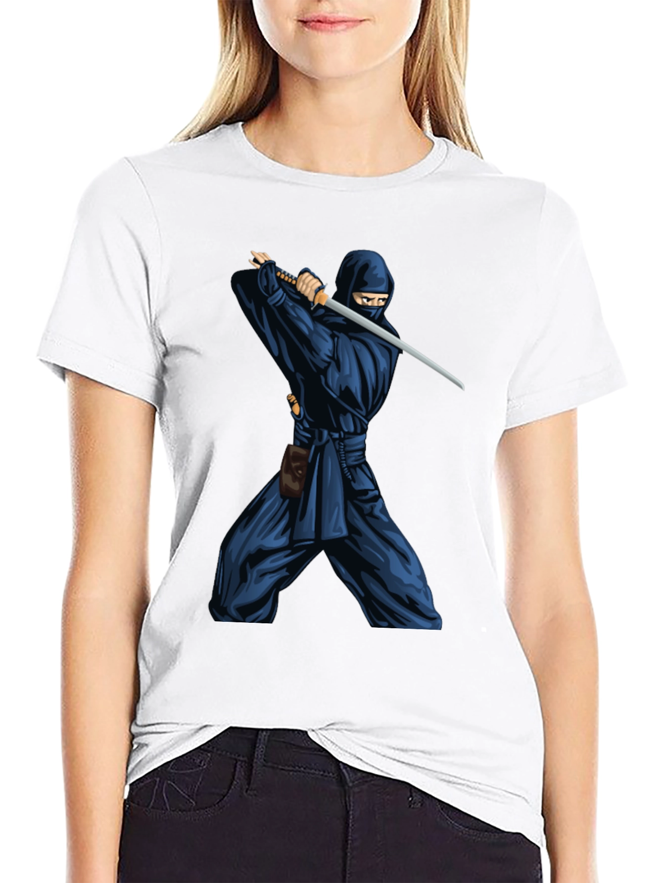 Ninja Warrior Graphic Tee - Stealth Style!