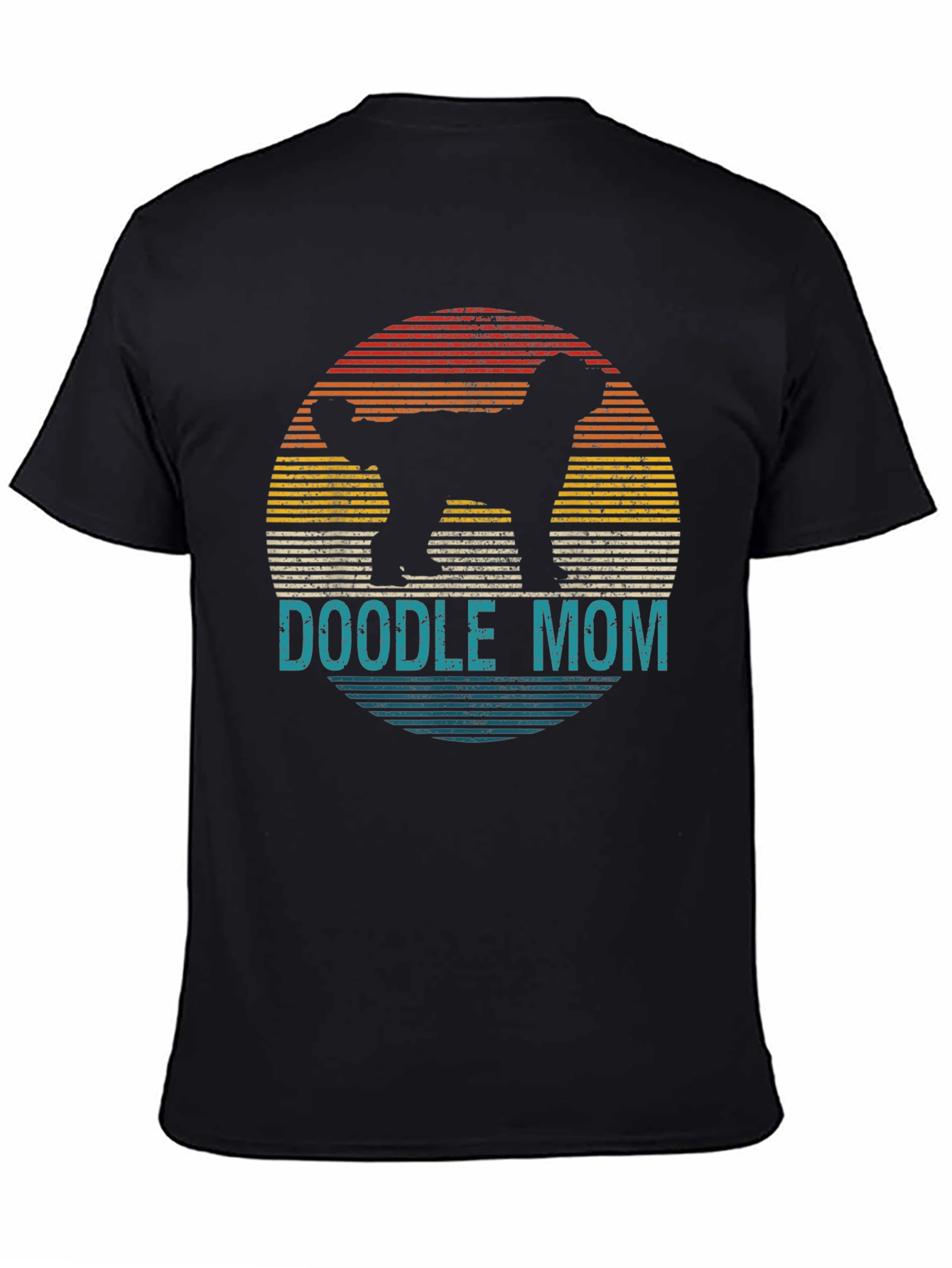 Doodle Mom Retro Style Tee - Dog Lover Shirt