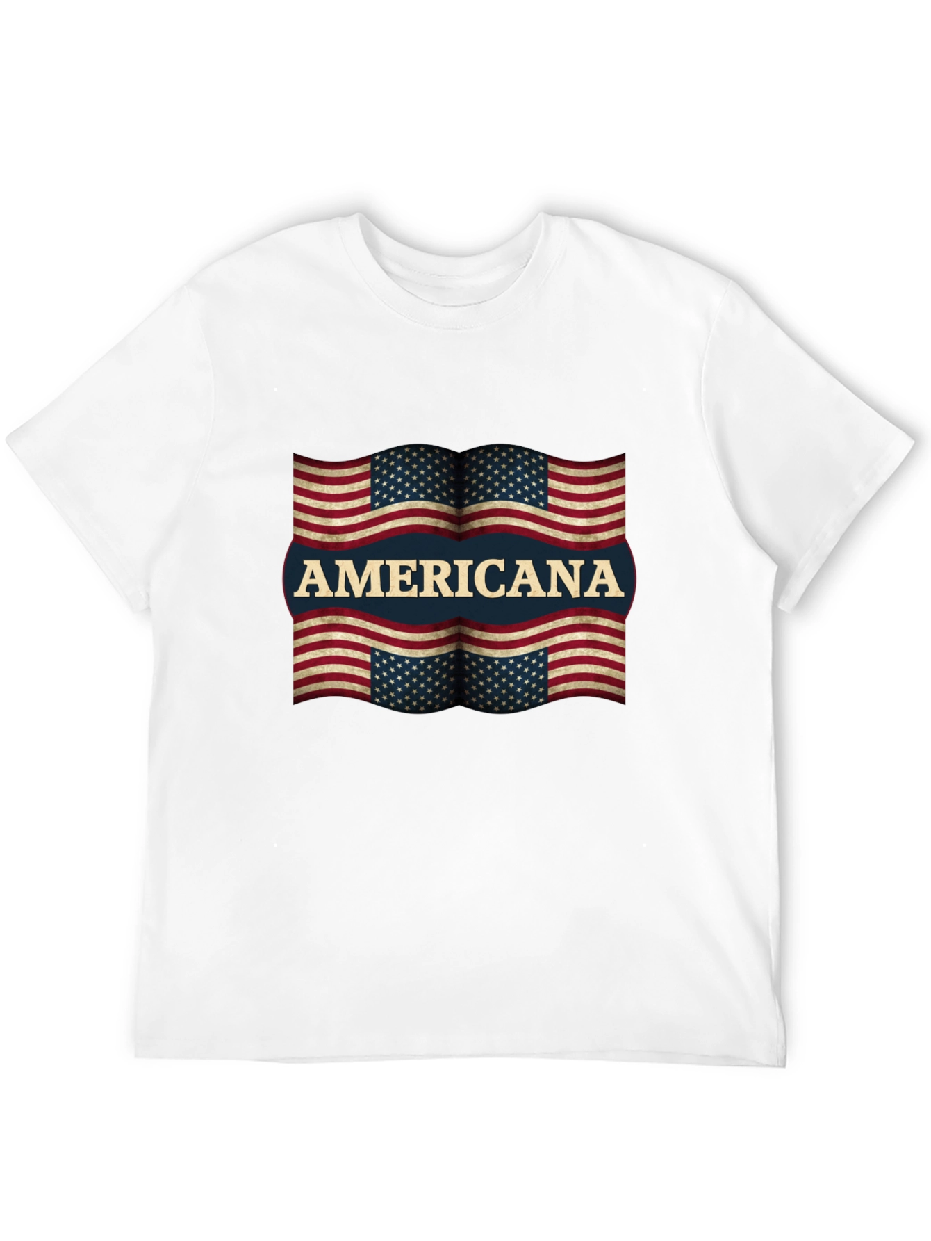 Americana USA Flag Graphic T-Shirt