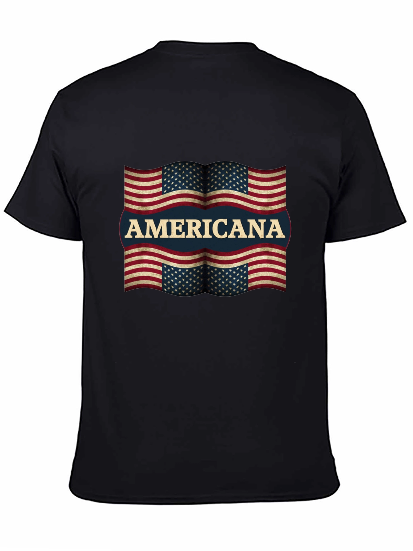 Americana USA Flag Graphic T-Shirt
