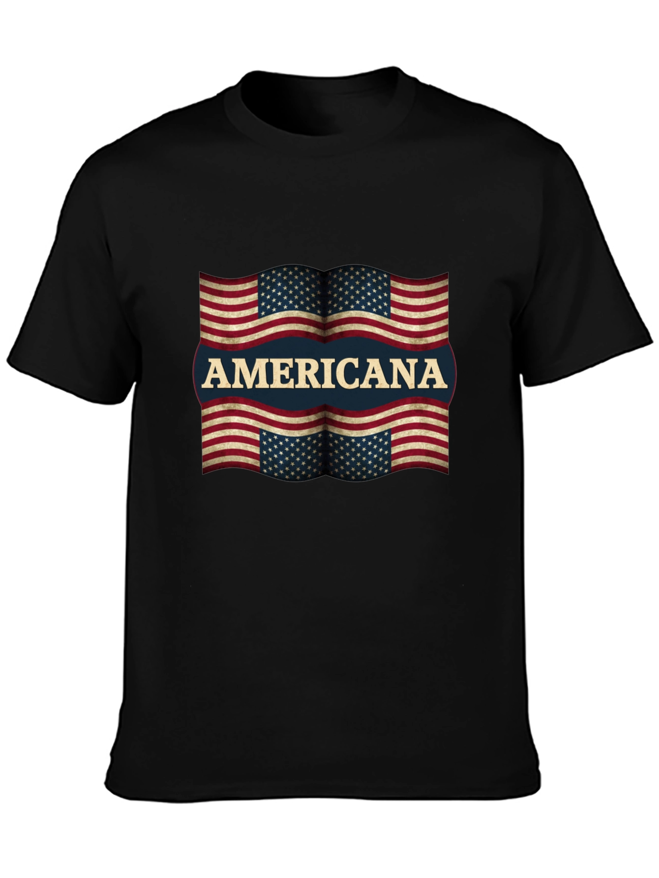 Americana USA Flag Graphic T-Shirt