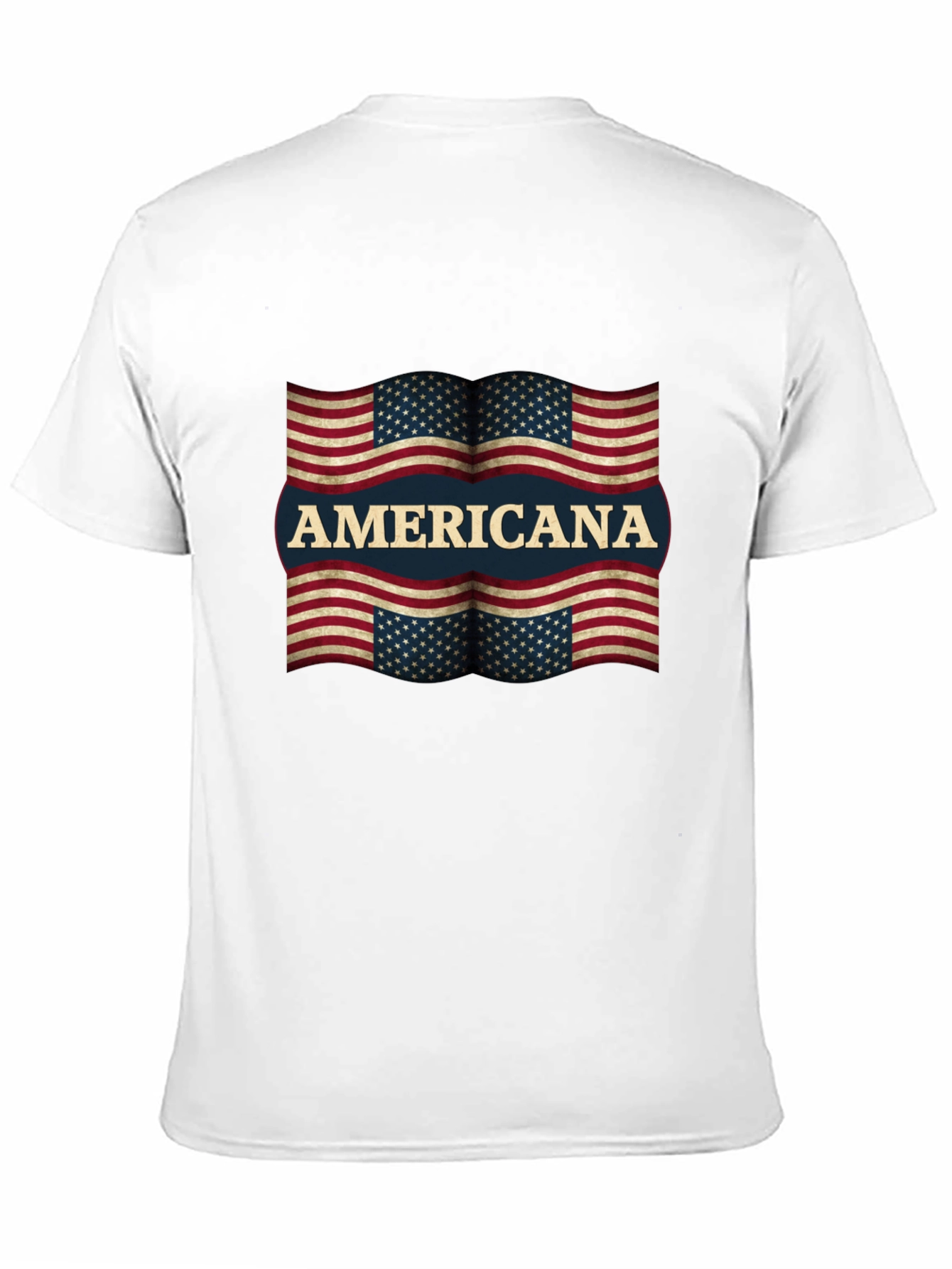 Americana USA Flag Graphic T-Shirt