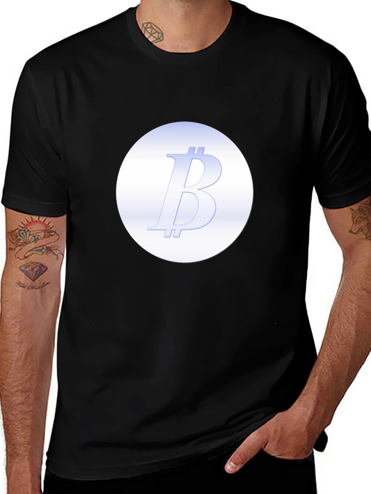 Bitcoin B Logo Black T-Shirt