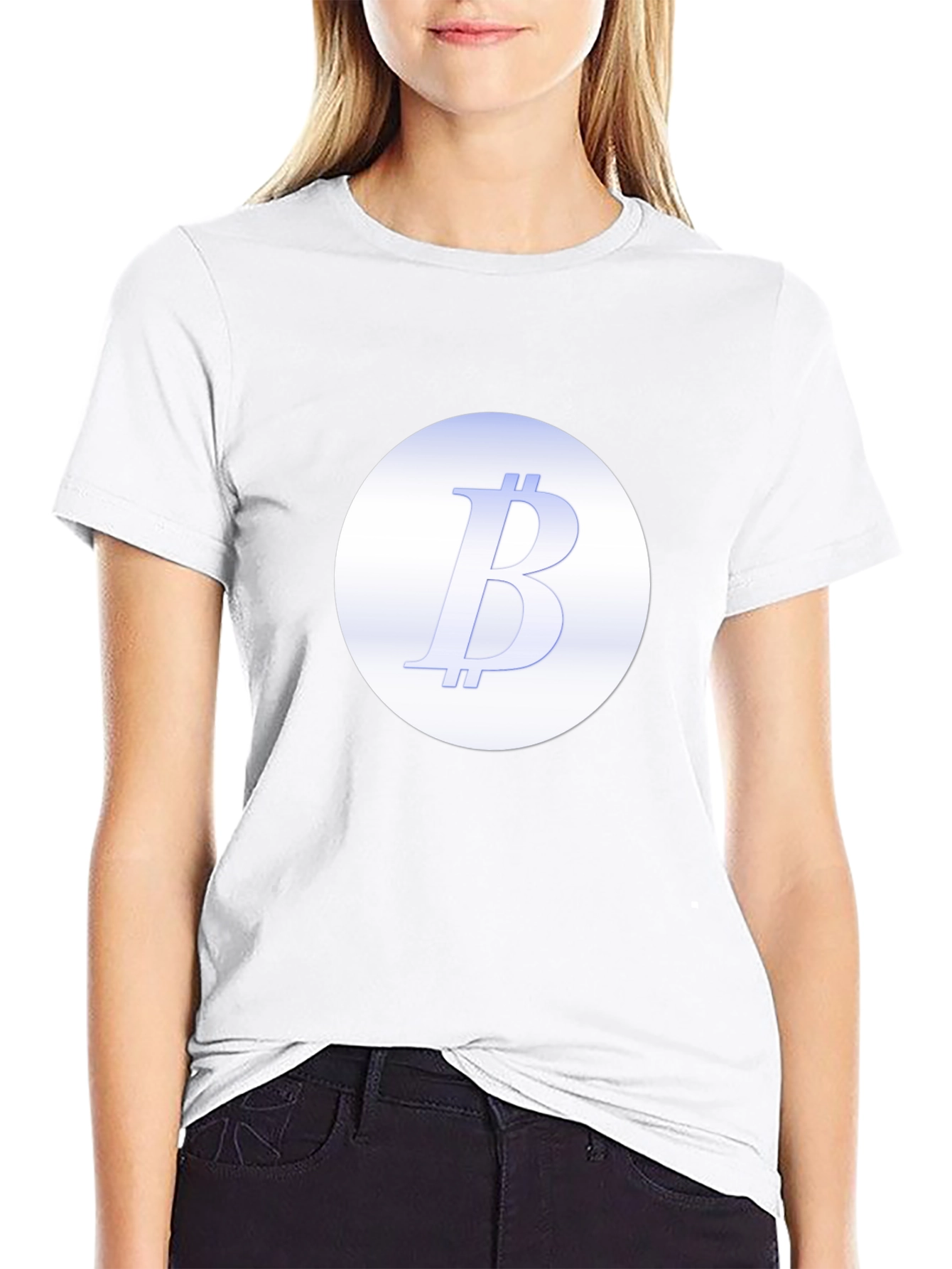 Bitcoin B Logo Black T-Shirt