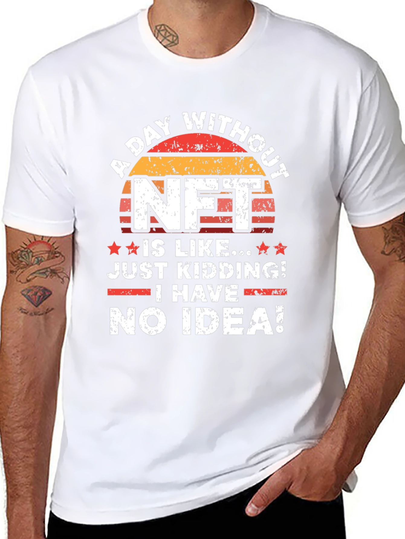 Funny NFT T-Shirt - A Day Without NFT!