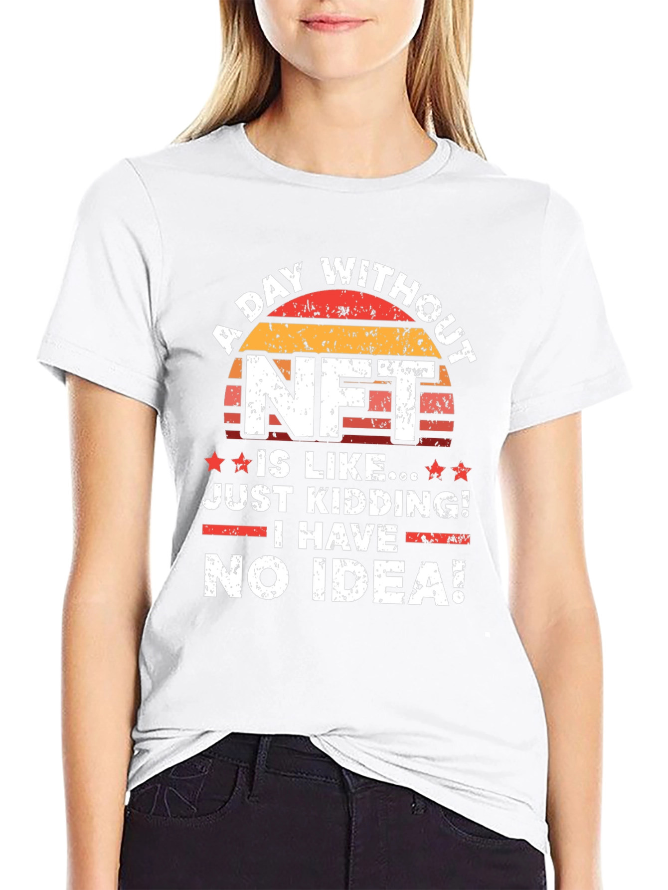 Funny NFT T-Shirt - A Day Without NFT!