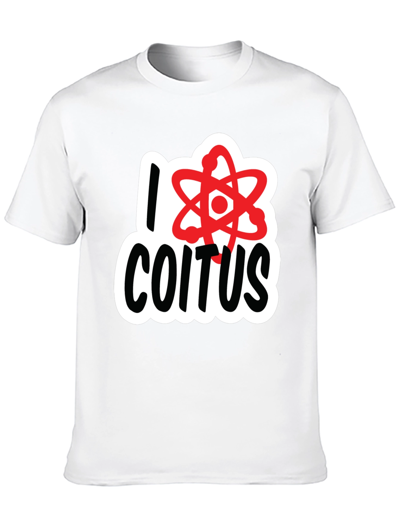 I Love Coitus Science T-Shirt - Black