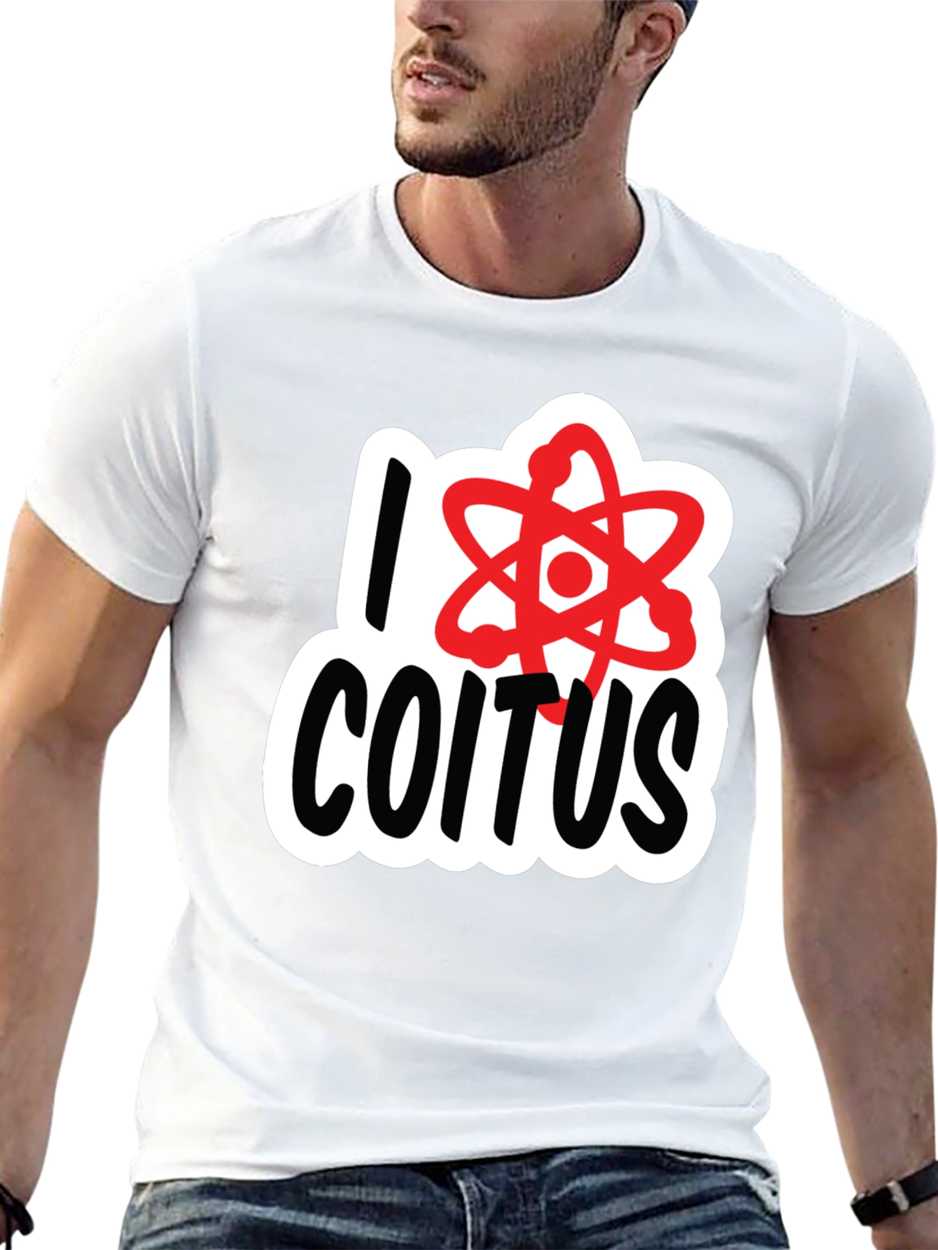 I Love Coitus Science T-Shirt - Black