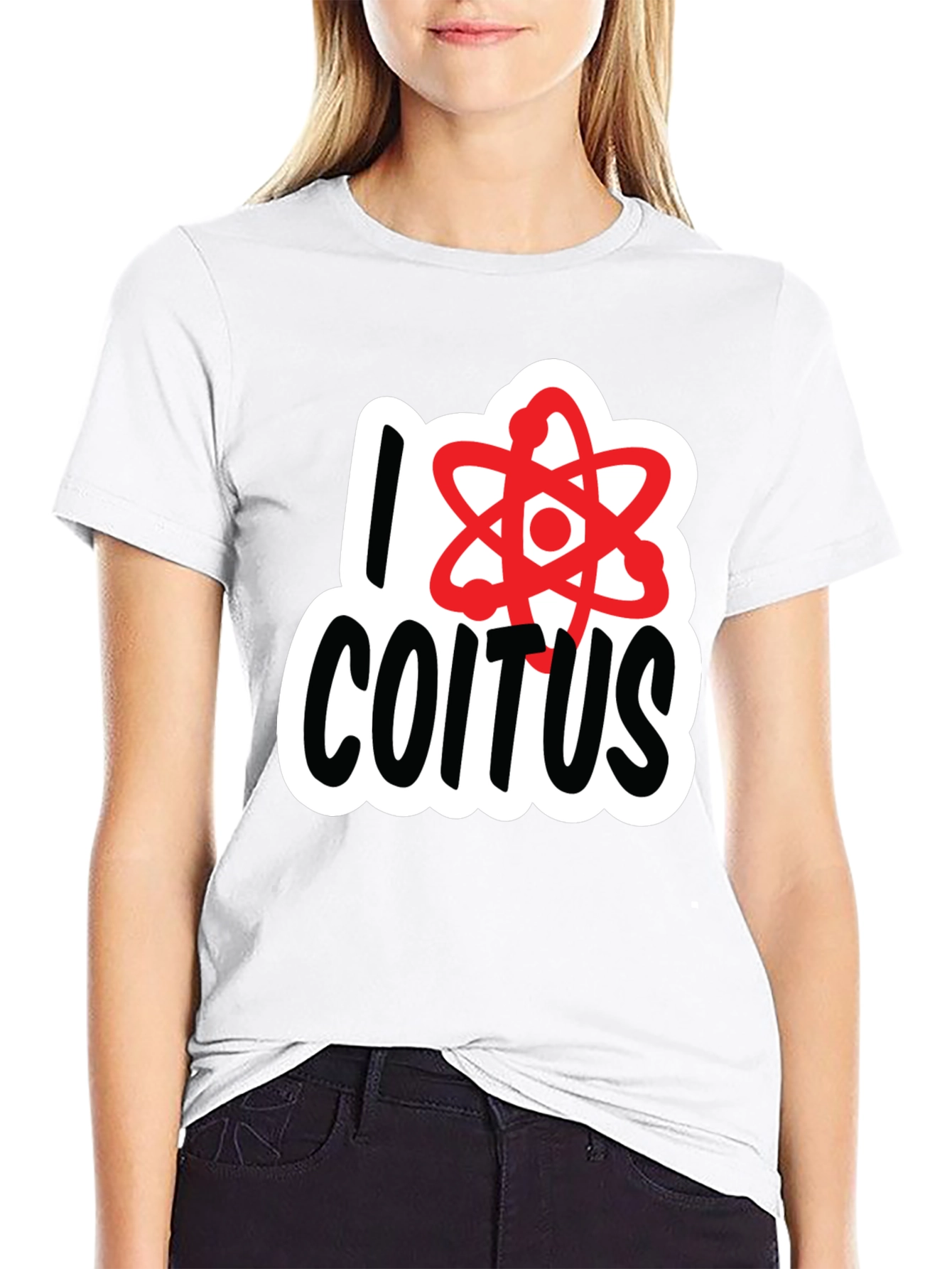 I Love Coitus Science T-Shirt - Black