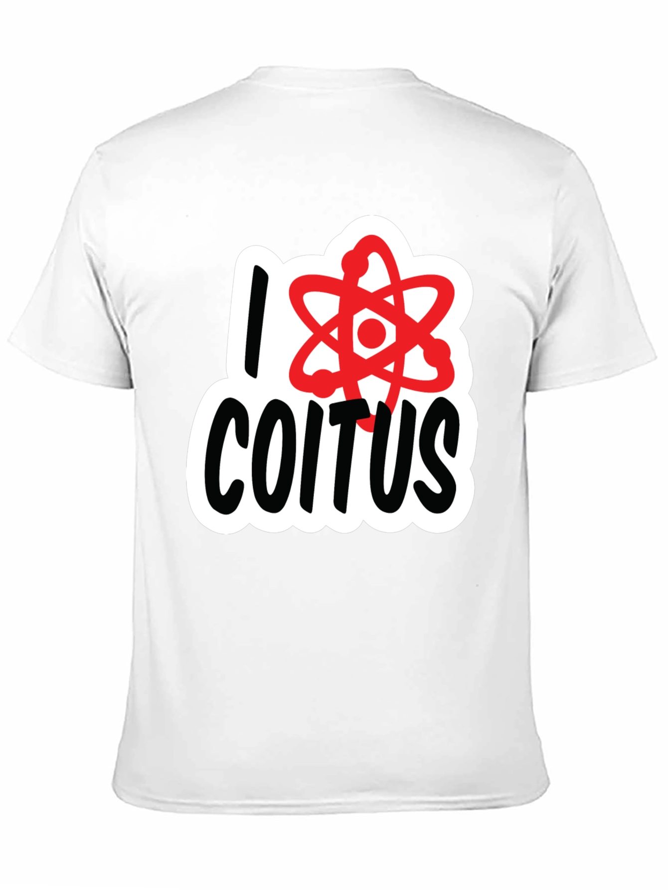 I Love Coitus Science T-Shirt - Black
