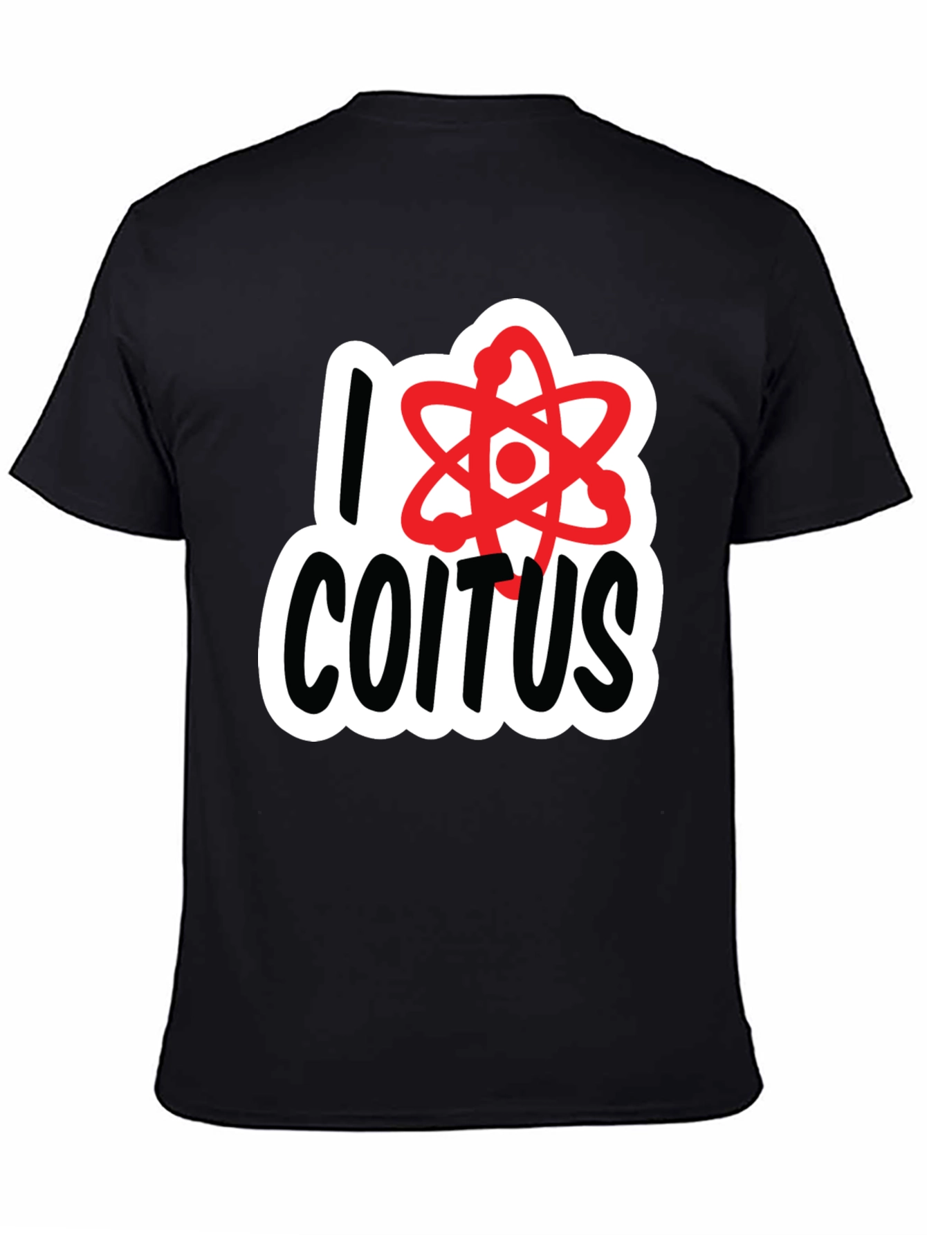 I Love Coitus Science T-Shirt - Black