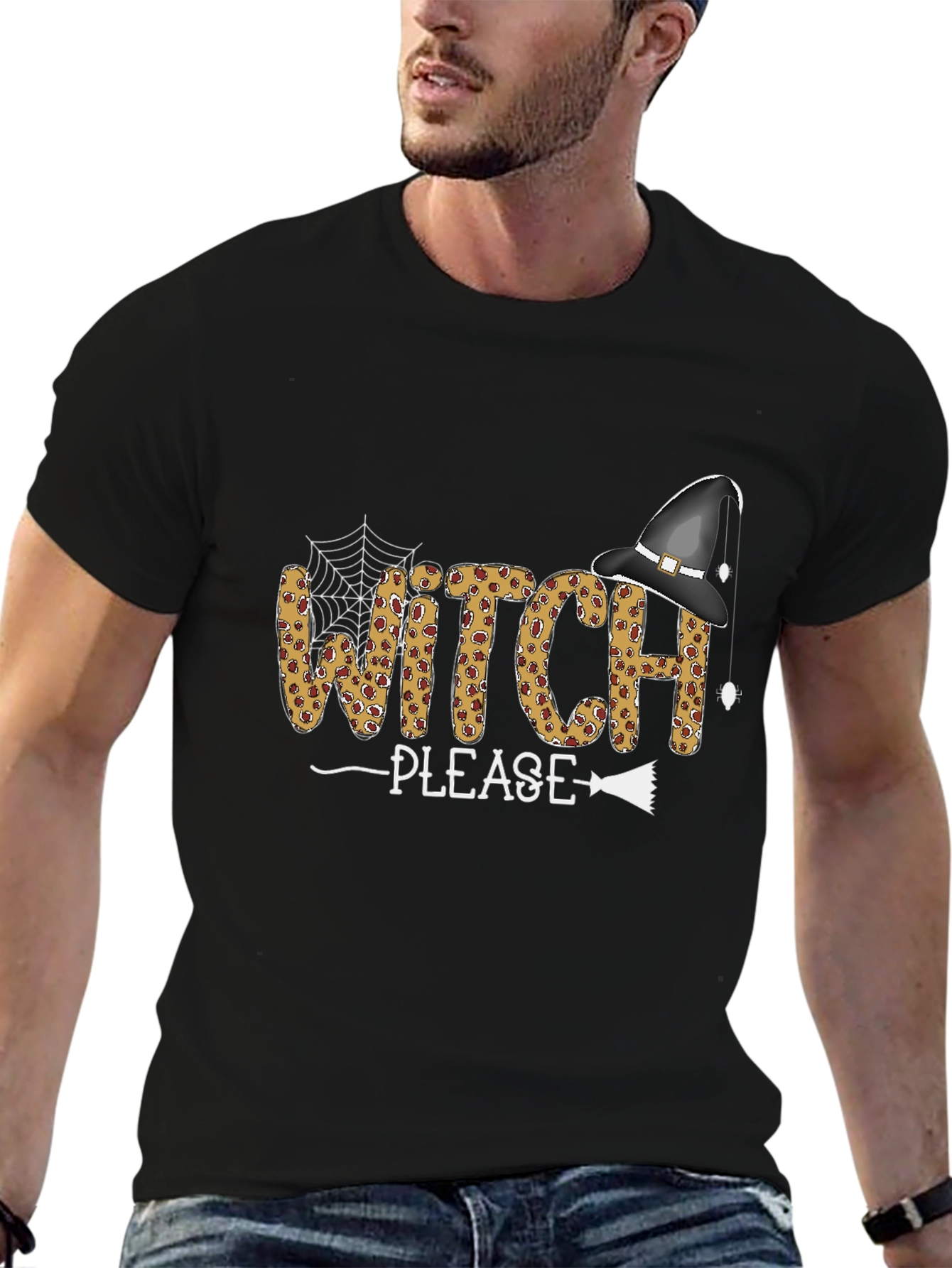 Witch Please Halloween Graphic T-Shirt