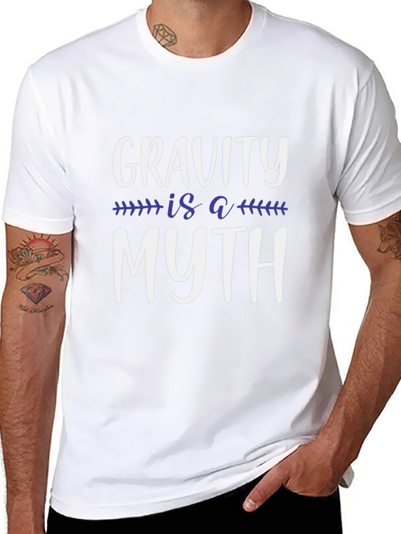 Gravity is a Myth T-Shirt - Funny Science Tee
