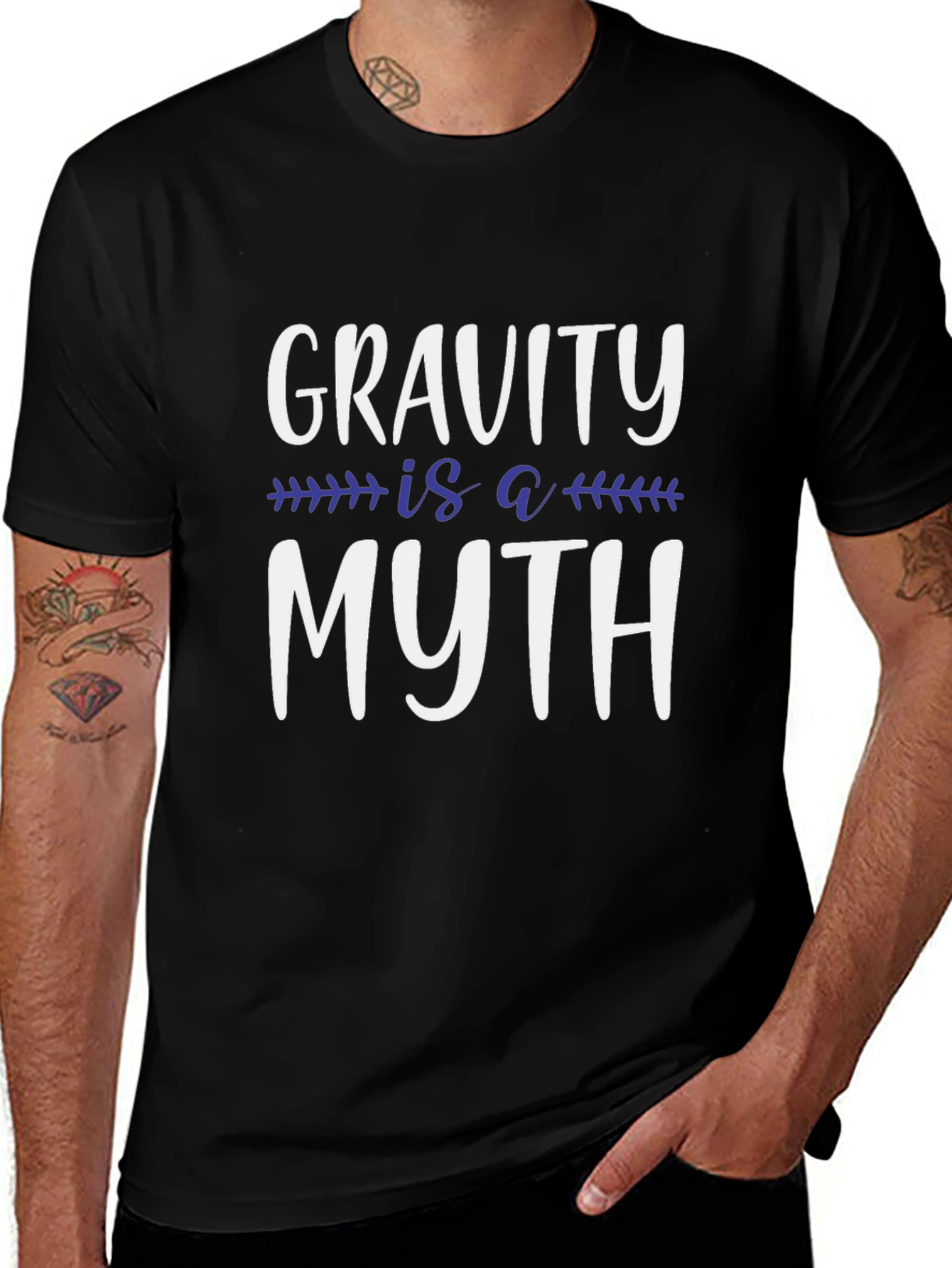 Gravity is a Myth T-Shirt - Funny Science Tee