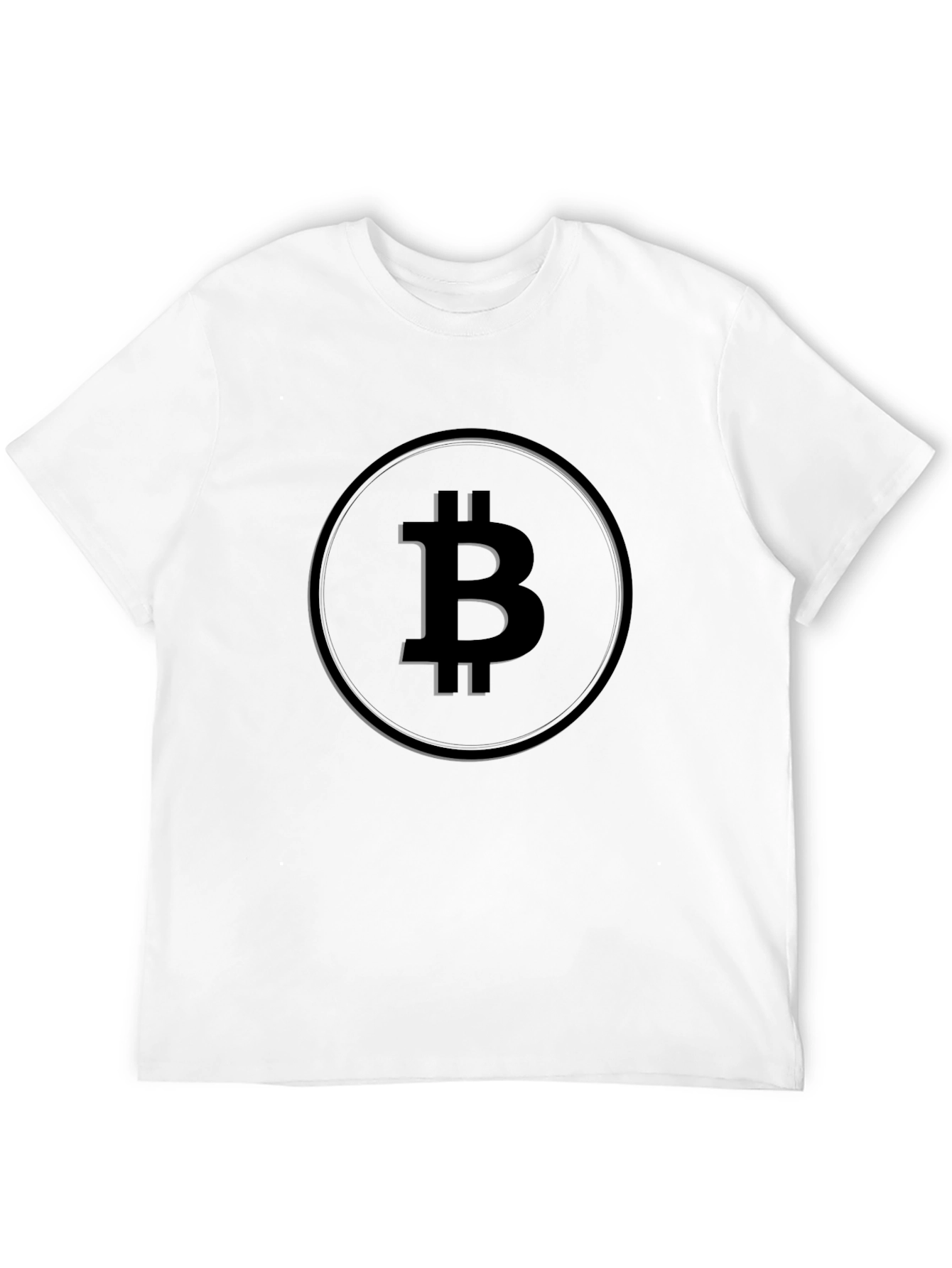 Bitcoin Symbol Black T-Shirt
