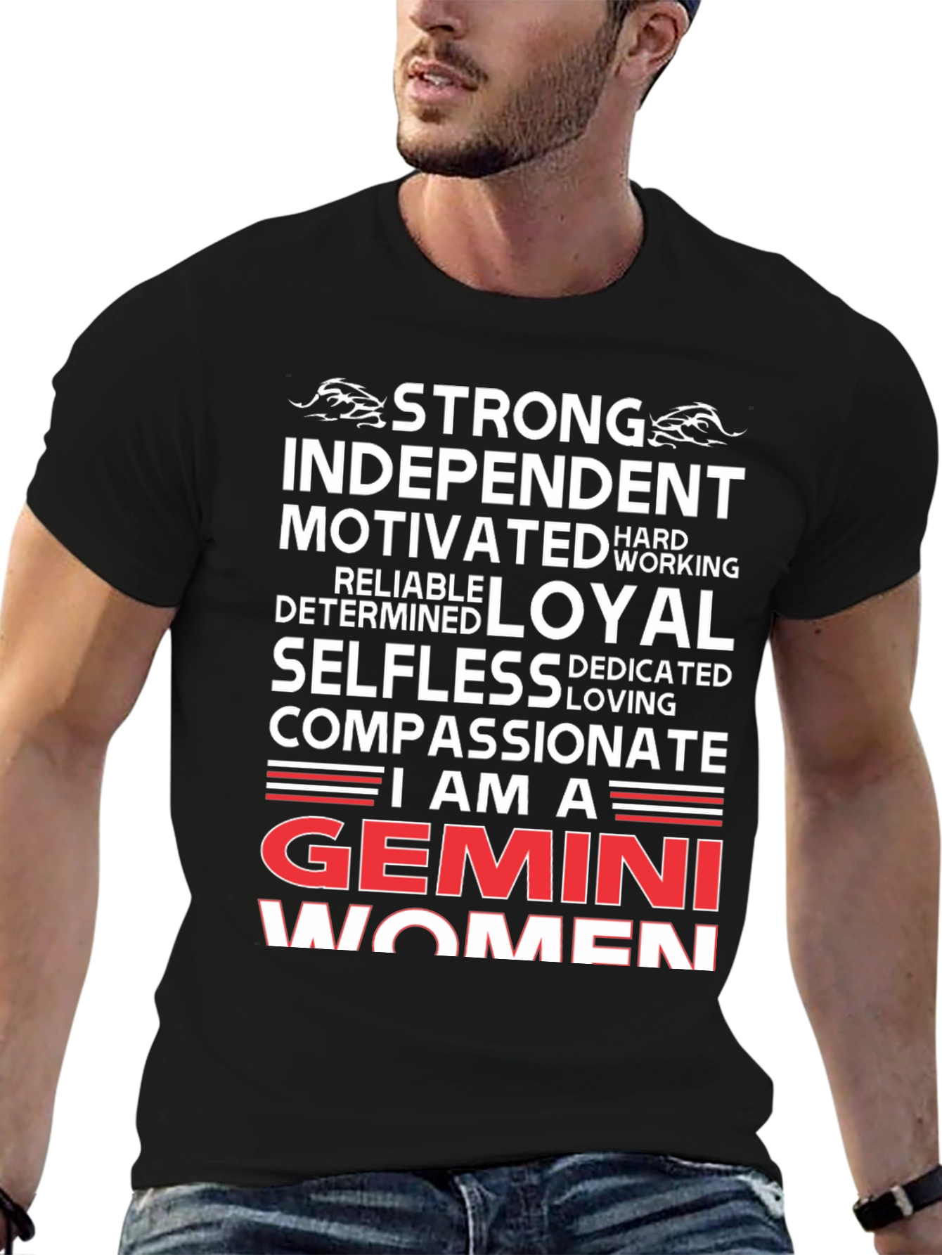 Gemini Womens Zodiac Sign T-Shirt