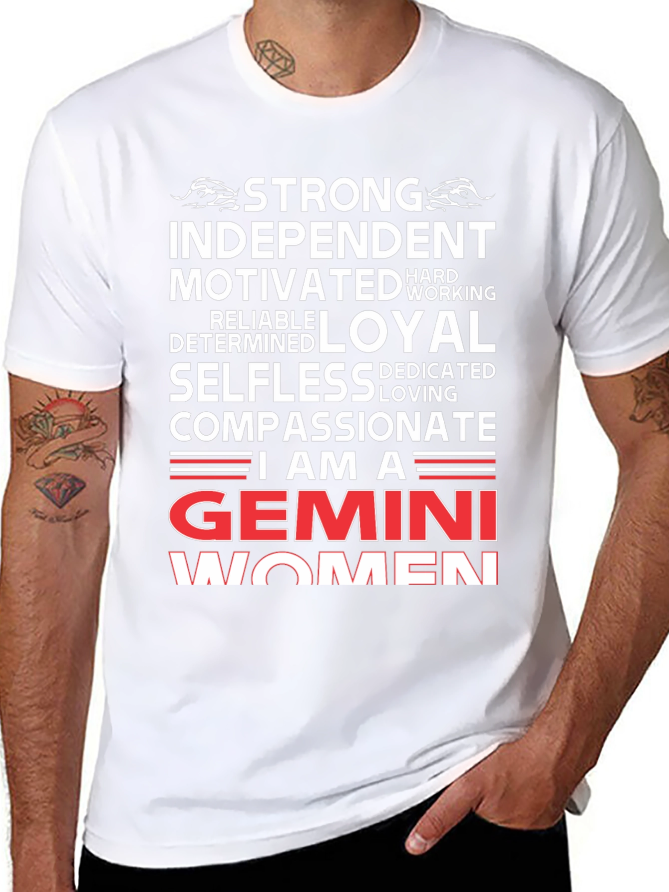 Gemini Womens Zodiac Sign T-Shirt