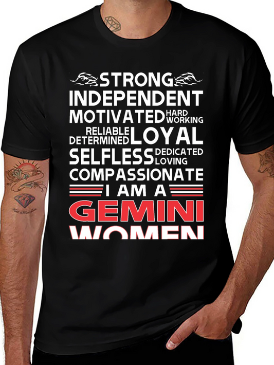 Gemini Womens Zodiac Sign T-Shirt