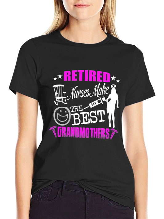 Retired Nurse Grandmothers T-Shirt