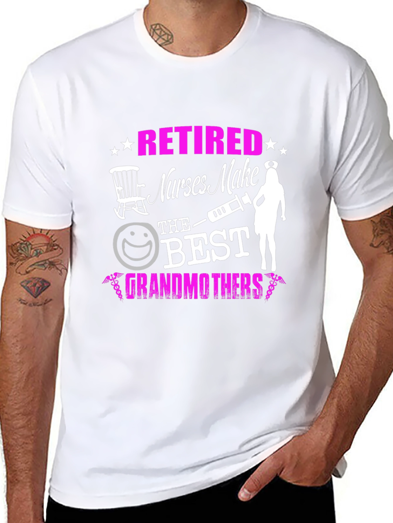 Retired Nurse Grandmothers T-Shirt