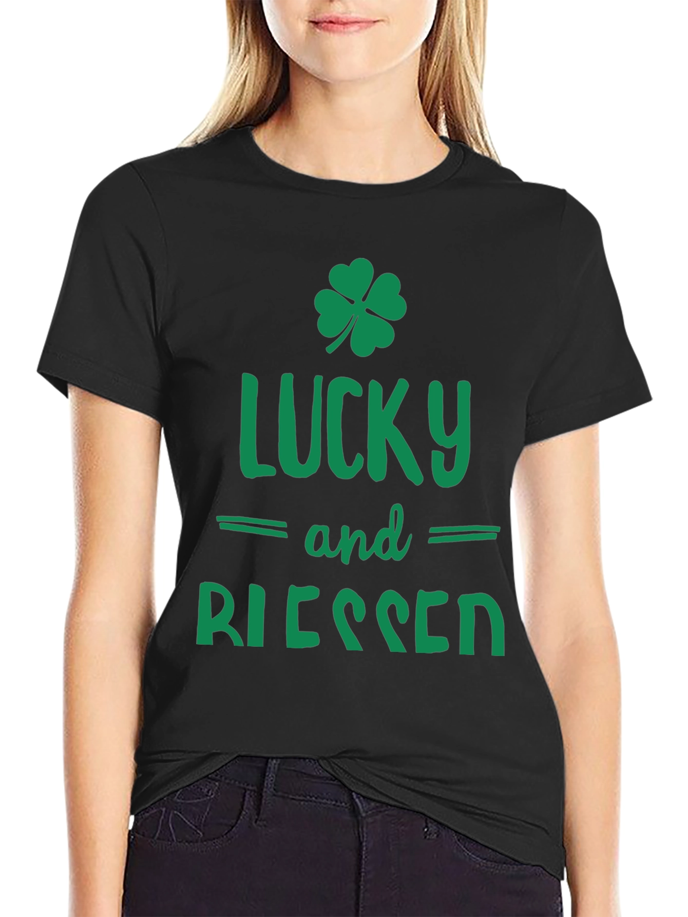 Lucky & Blessed St. Patricks Day Tee