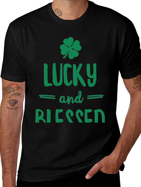 Lucky & Blessed St. Patricks Day Tee