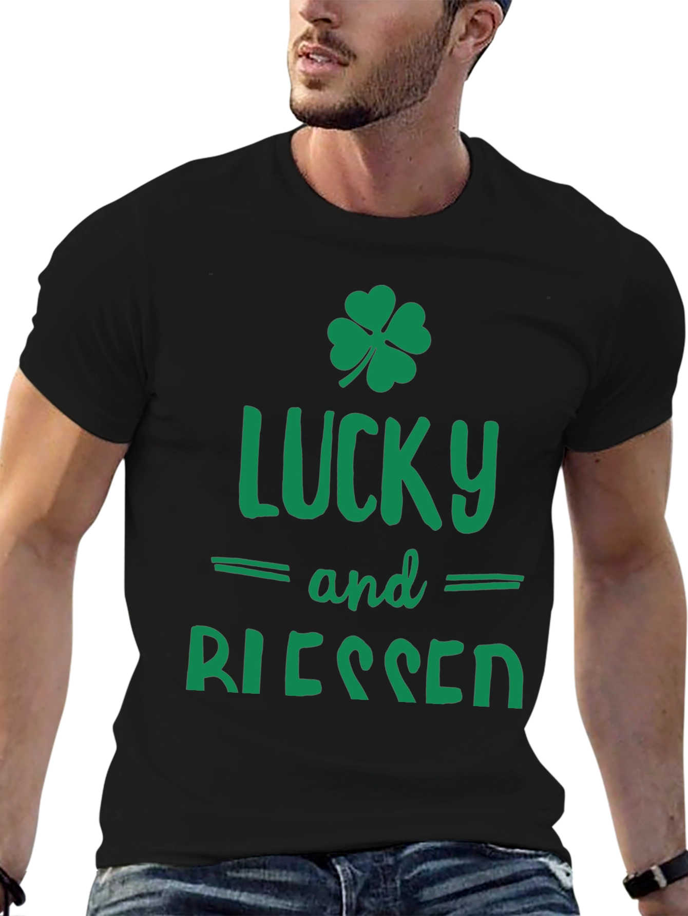 Lucky & Blessed St. Patricks Day Tee