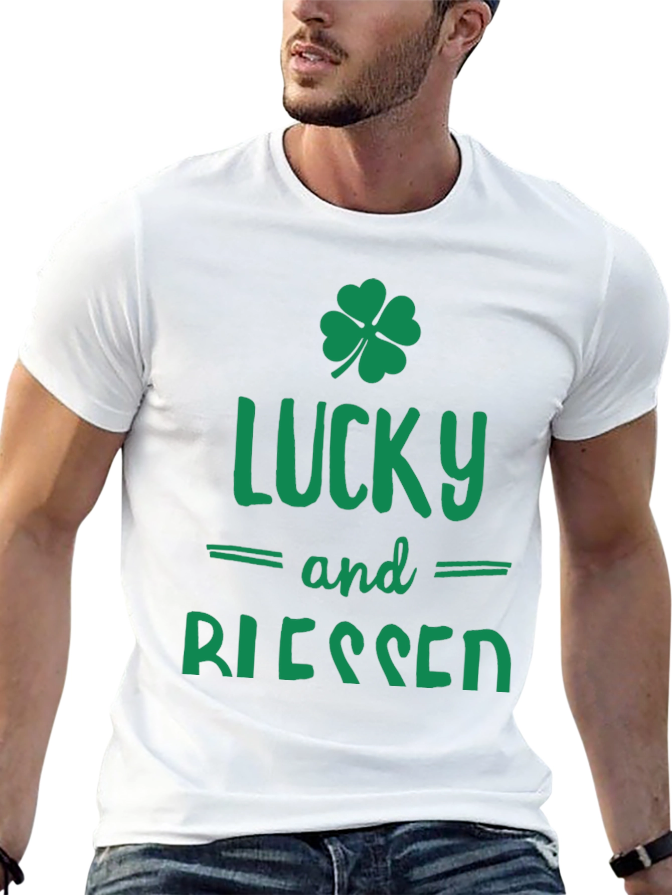 Lucky & Blessed St. Patricks Day Tee