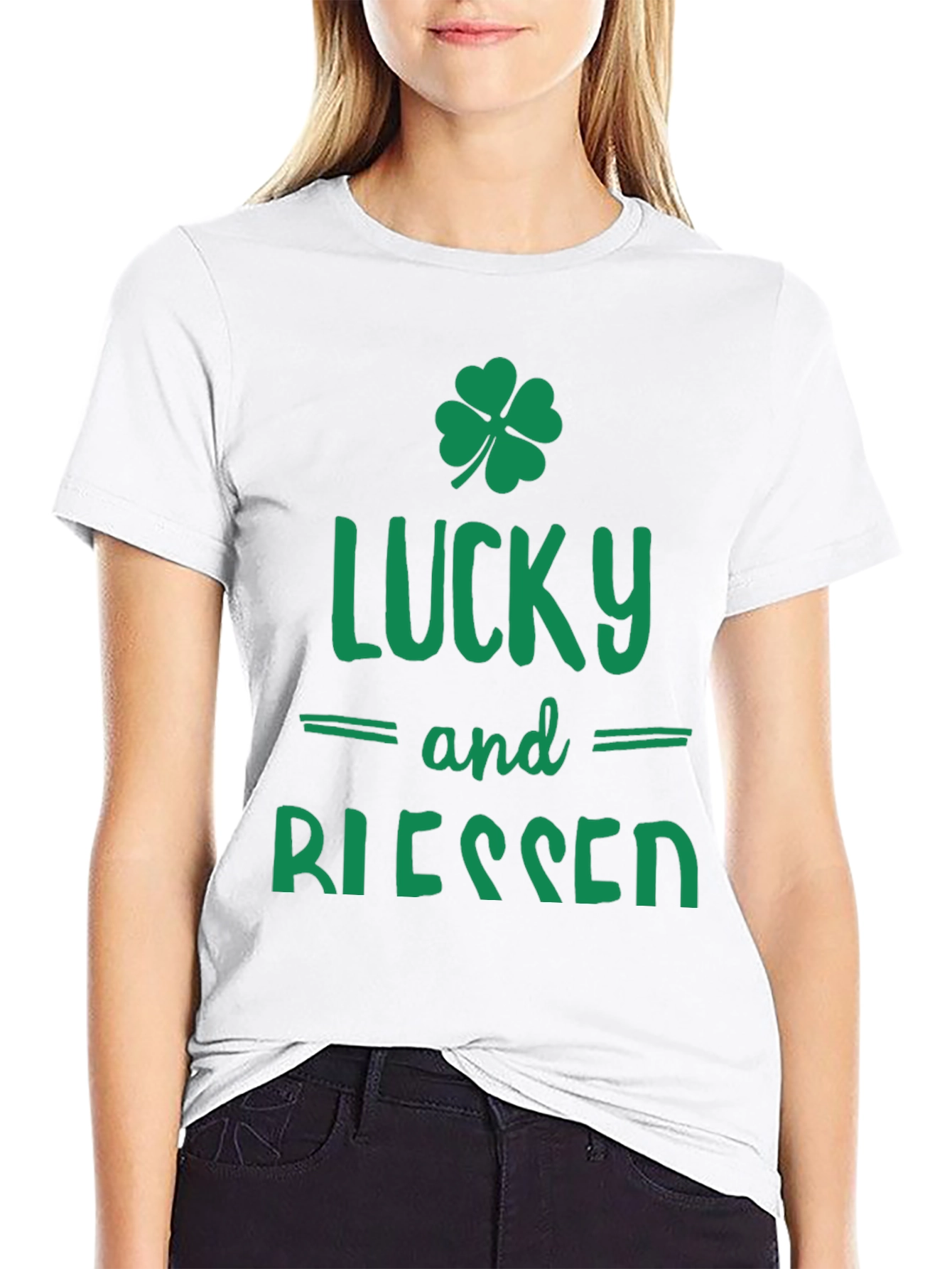 Lucky & Blessed St. Patricks Day Tee