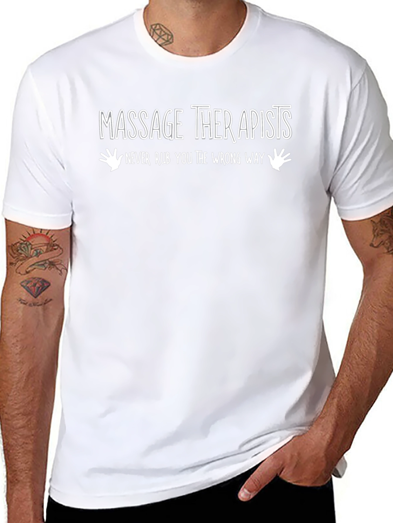 Massage Therapists Funny Graphic T-Shirt