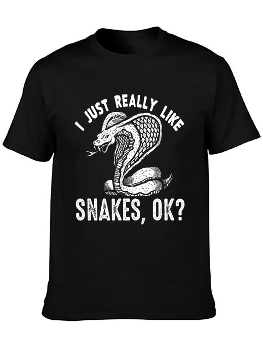 I Just Really Like Snakes OK? T-Shirt