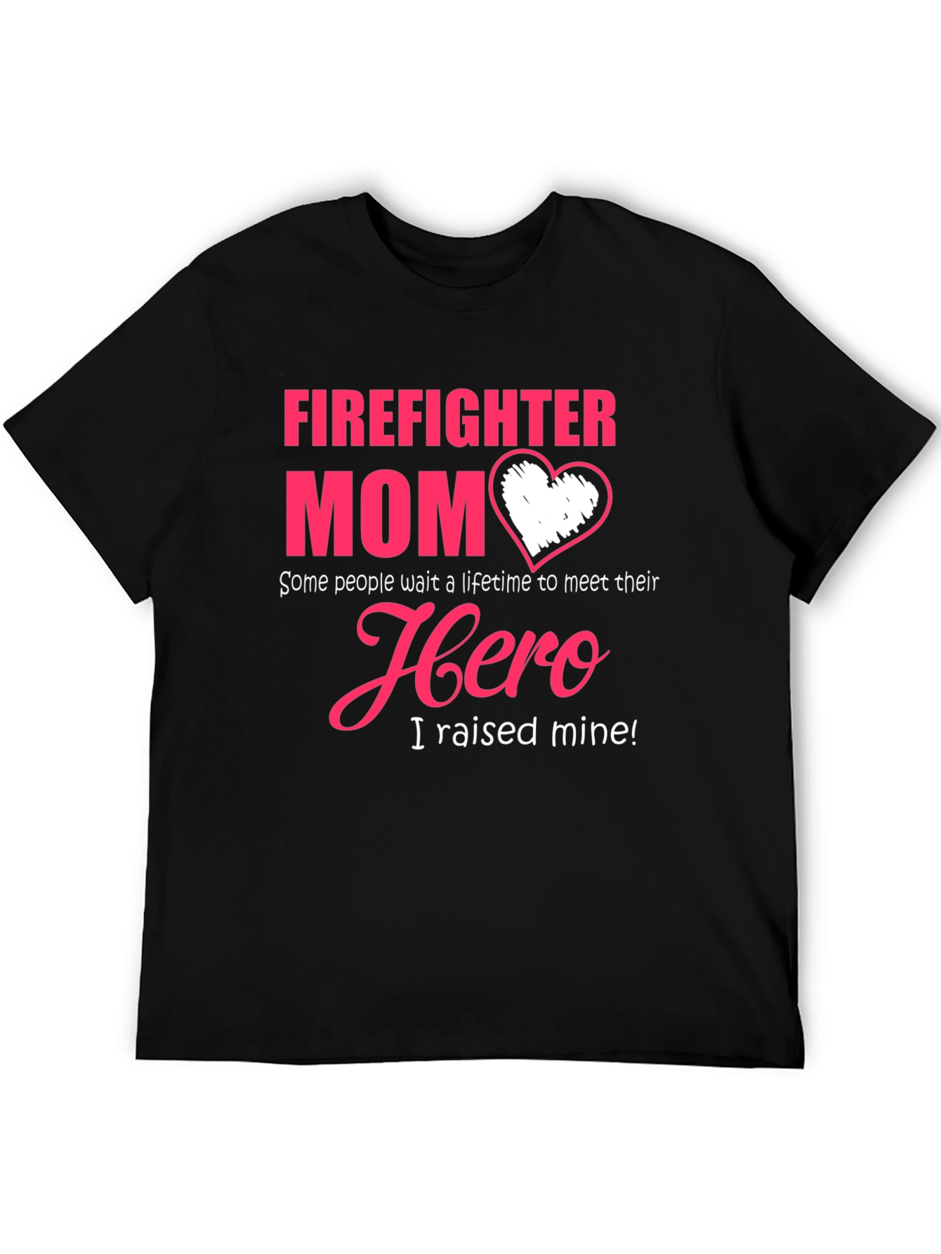 Firefighter Mom Hero Graphic T-Shirt