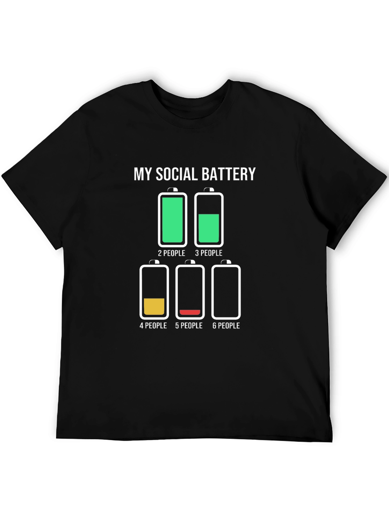 My Social Battery T-Shirt Funny Introvert Tee