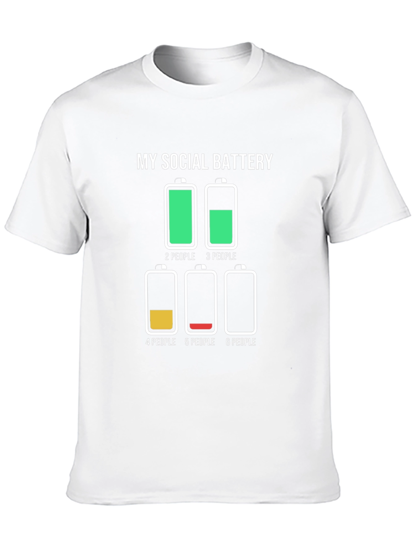 My Social Battery T-Shirt Funny Introvert Tee
