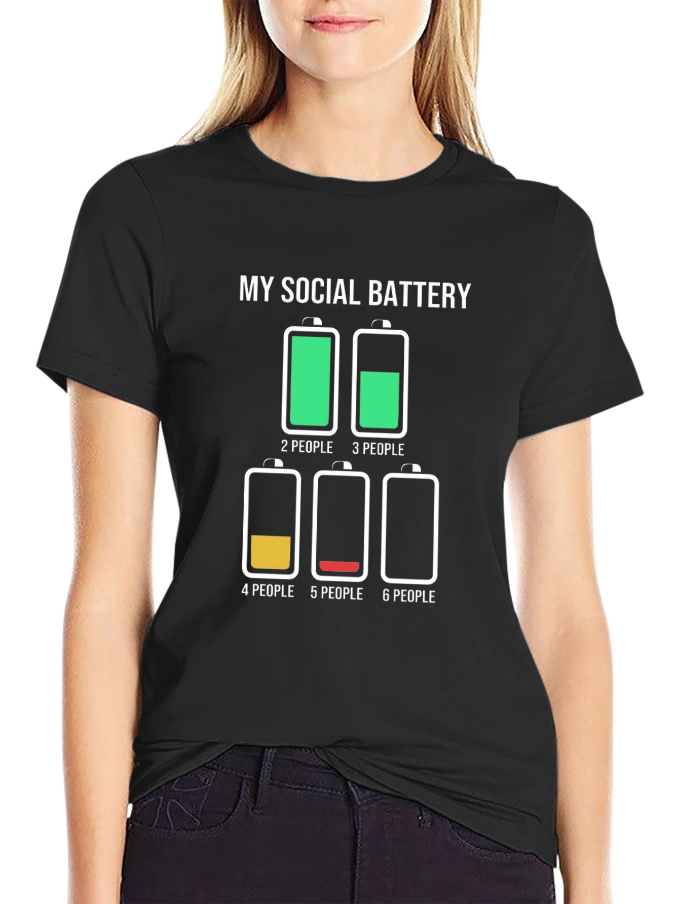 My Social Battery T-Shirt Funny Introvert Tee