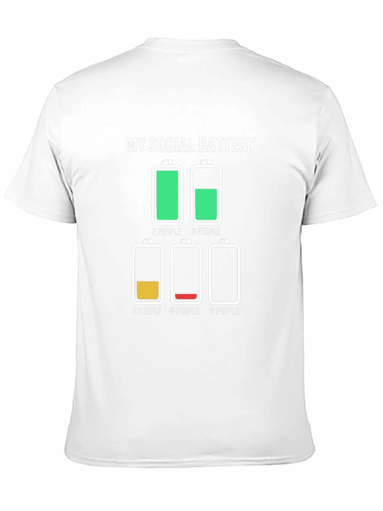 My Social Battery T-Shirt Funny Introvert Tee