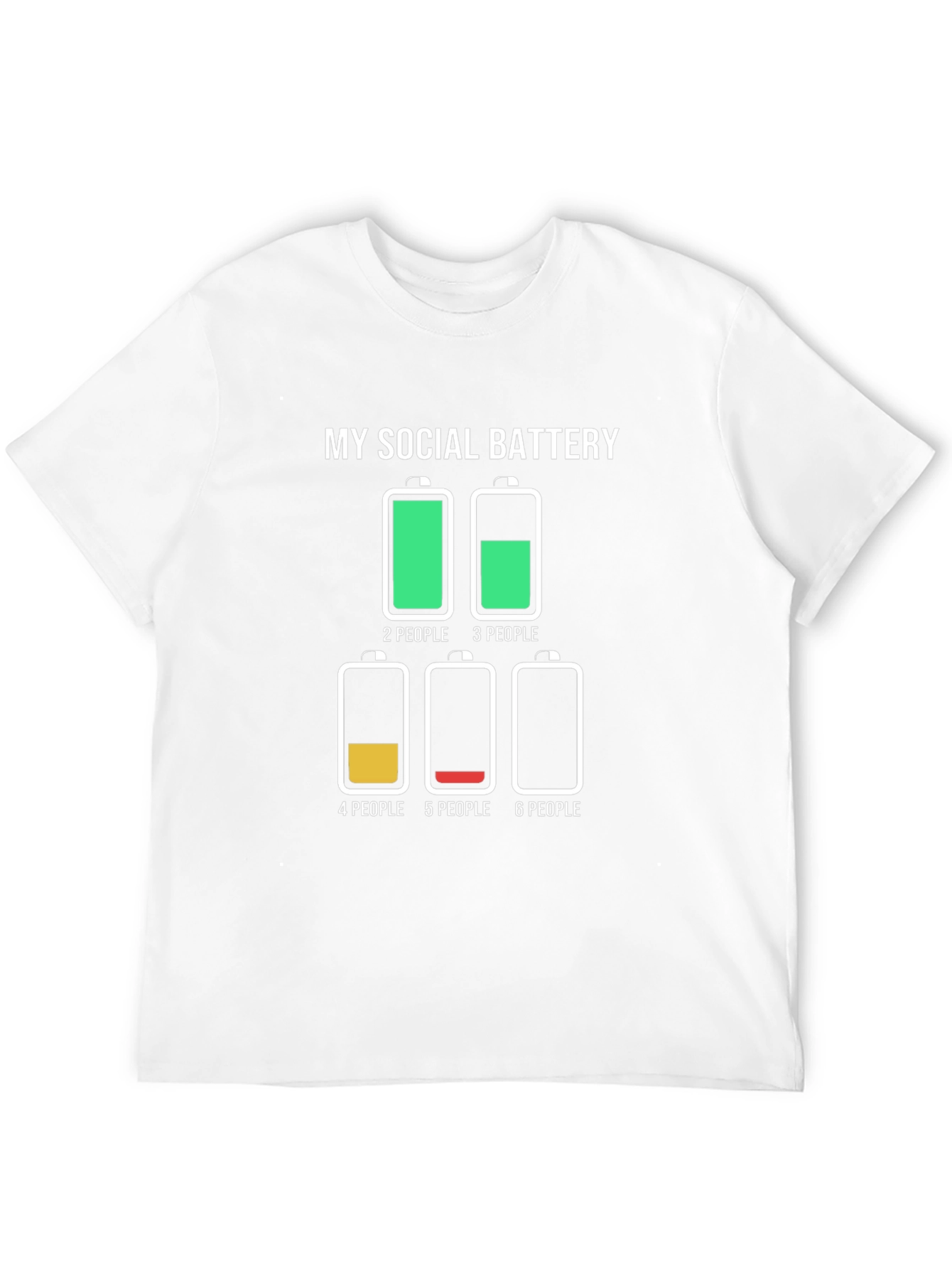 My Social Battery T-Shirt Funny Introvert Tee